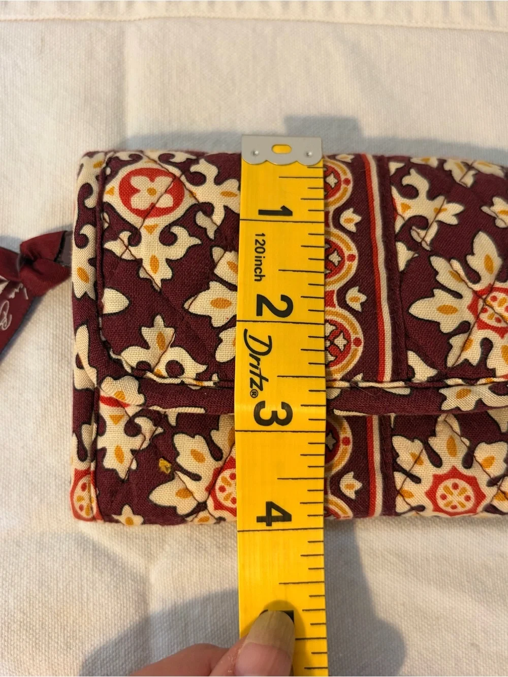 Vera Bradley compact quilted